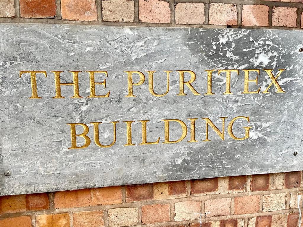 1 The Puritex Building Name plaque.jpg