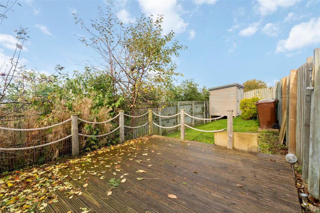 Decked seating area