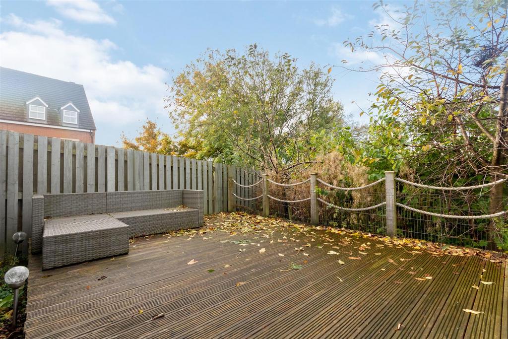 Decked seating area