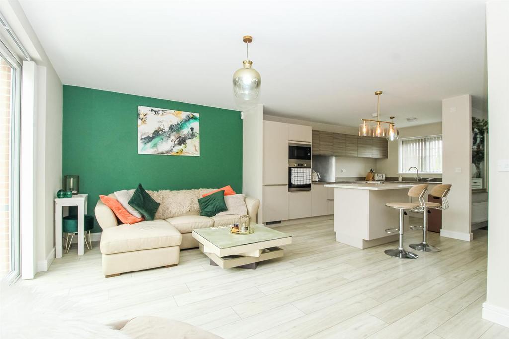 Open plan kitchen living room