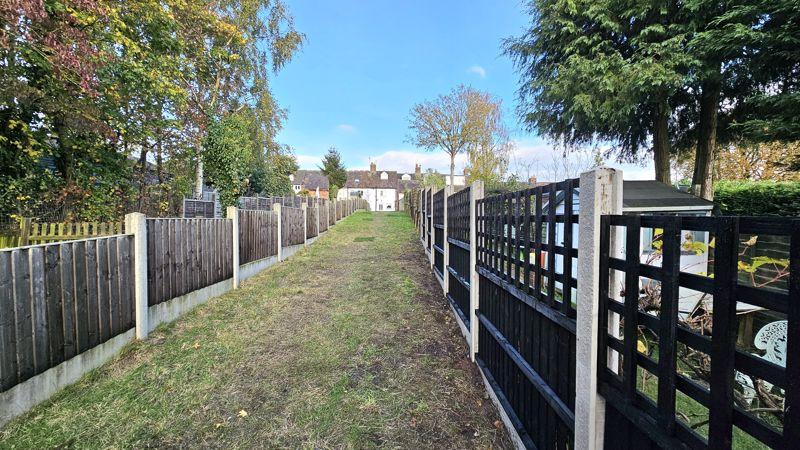 Long rear garden