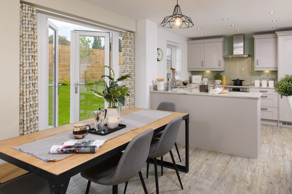 French doors inside 4 bedroom radleigh home