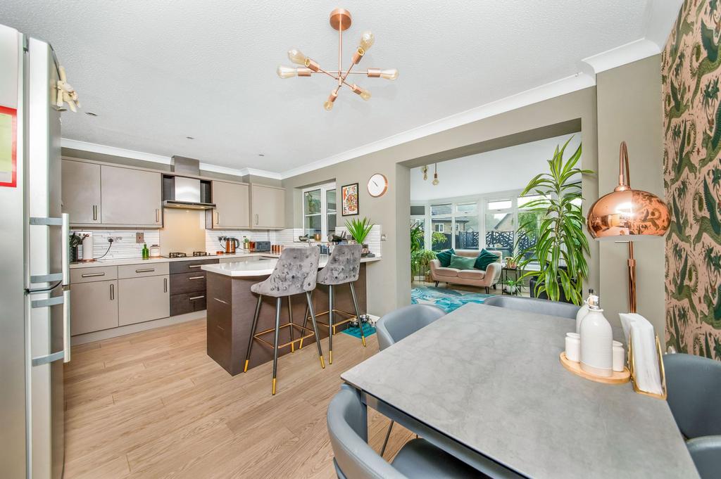 Dining kitchen room