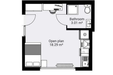 Studio to rent, Harvey House, Lincoln LN1