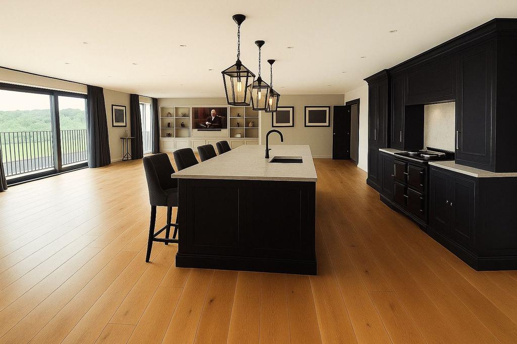 Living dining kitchen