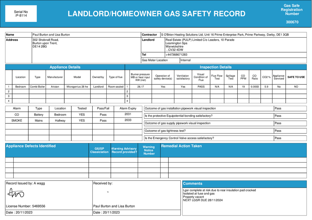 EPC Certificate