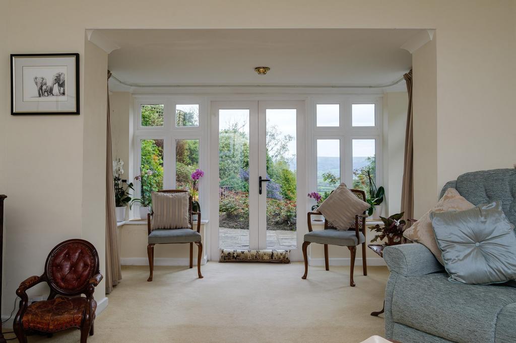 French doors to terrace