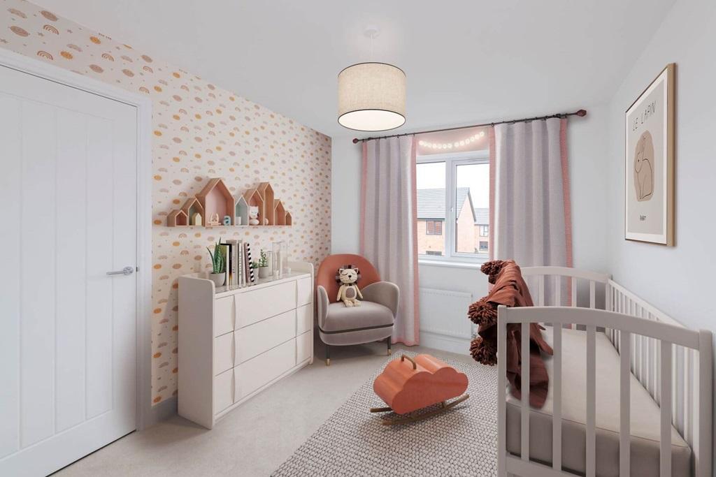 A fourth bedroom could also be used as nursery...