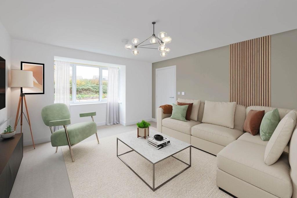 A bright and airy lounge is the perfect space...