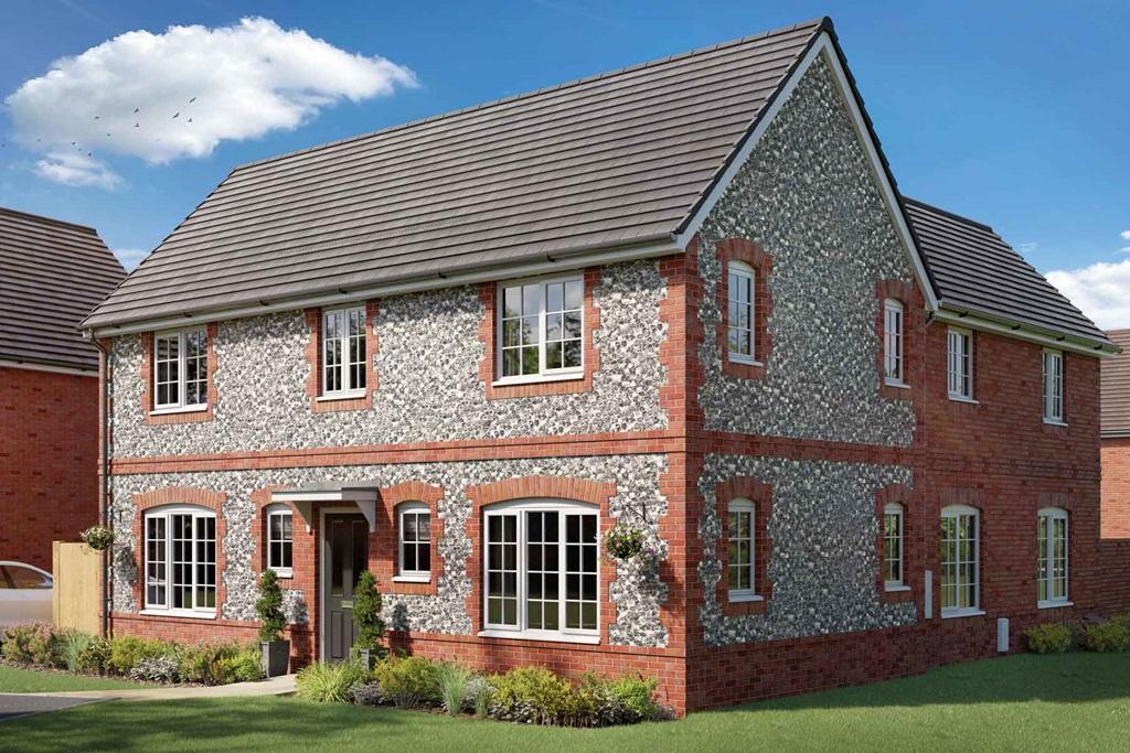 Artist's impression of a typical Waysdale home