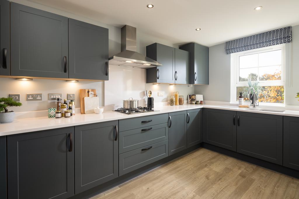 Kitchen in the Woodcote 4 bedroom home