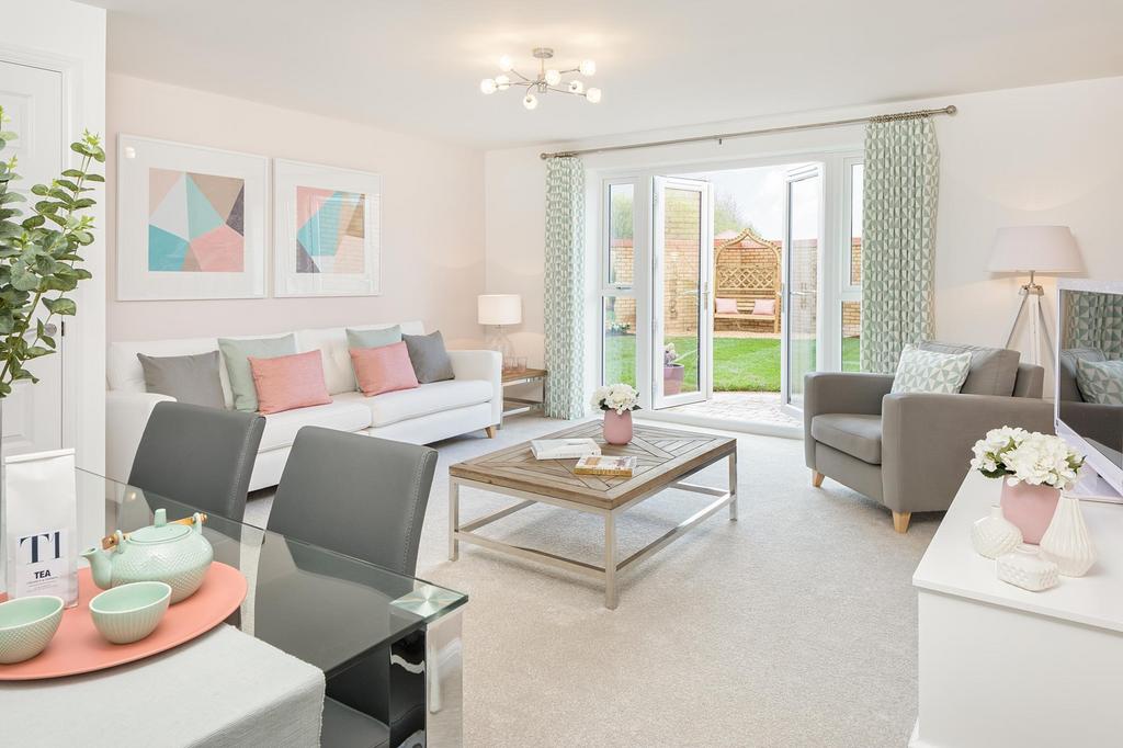 Lounge/dining area in the Wilford 2 bedroom home