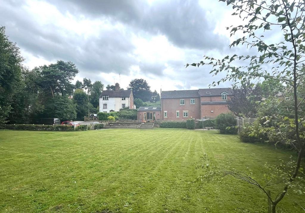 Garden looking up to house