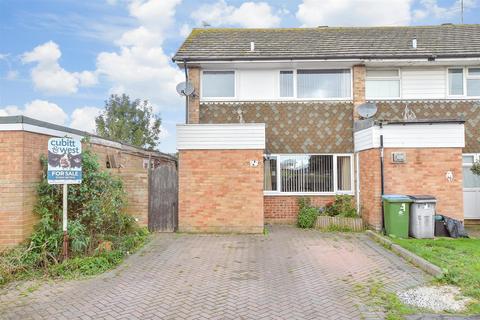 3 bedroom end of terrace house for sale, Burchett Walk, Bognor Regis, West Sussex