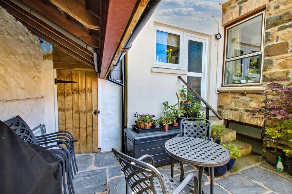 Rear courtyard garden
