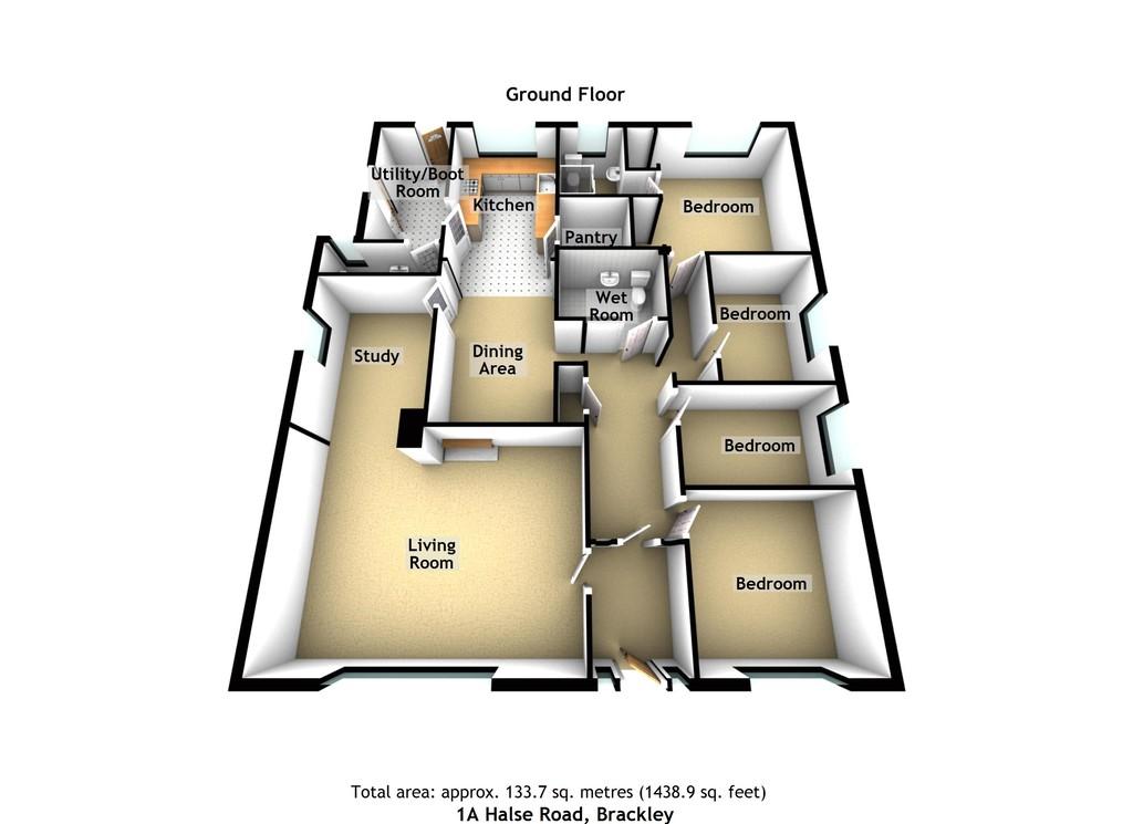 1 A Halse Road, Brackley 3d