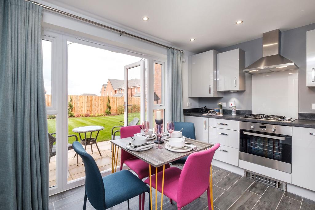 Interior view of our Roseberry kitchen &amp; dining...