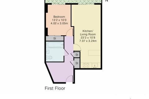 1 bedroom flat to rent, California Building, Deals Gateway, Greenwich, SE13