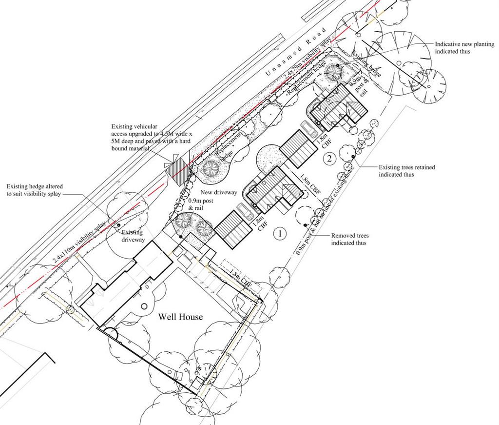 Site Plan   Plots 1 &amp; 2