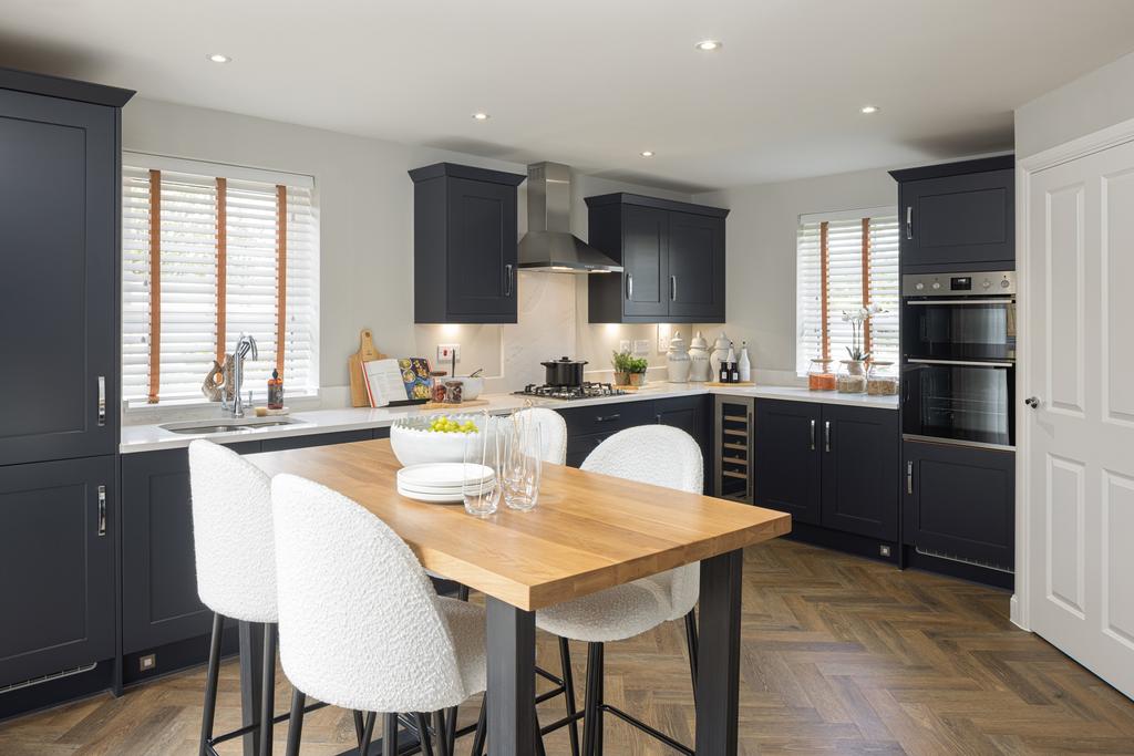 Kitchen and breakfast area in the 4 bedroom...