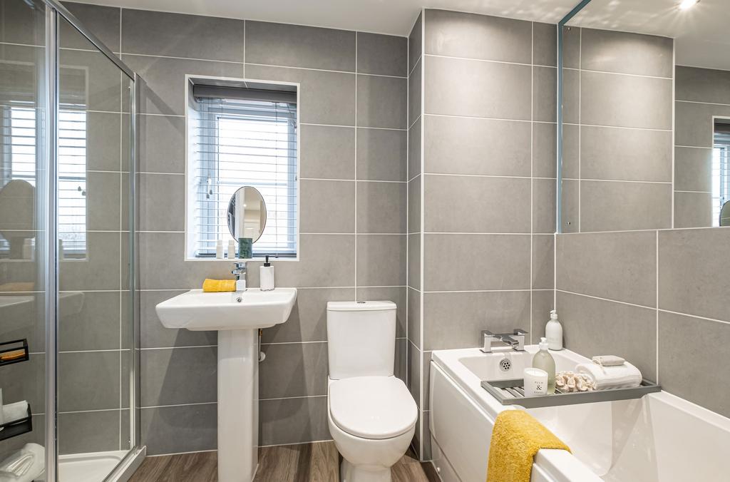 Interior view of the bathroom in our 5 bed...