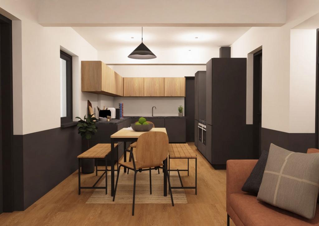 Open Plan Kitchen Living Dining Area