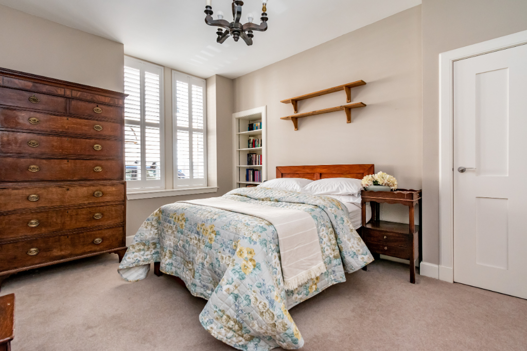 Main bedroom with built in storage