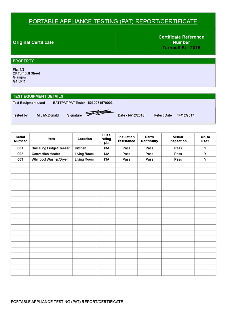 EPC Certificate