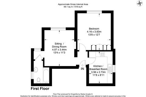 1 bedroom apartment for sale, Norfolk Road, Maidenhead, Berkshire