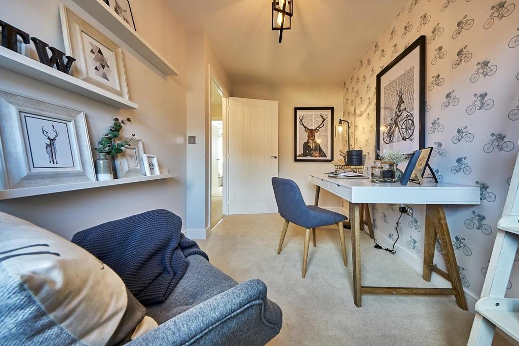 Why not turn bedroom 3 into a cosy home office