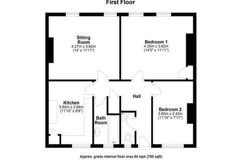 2 bedroom flat to rent, Unity Court, Mill Rd, Cambridge