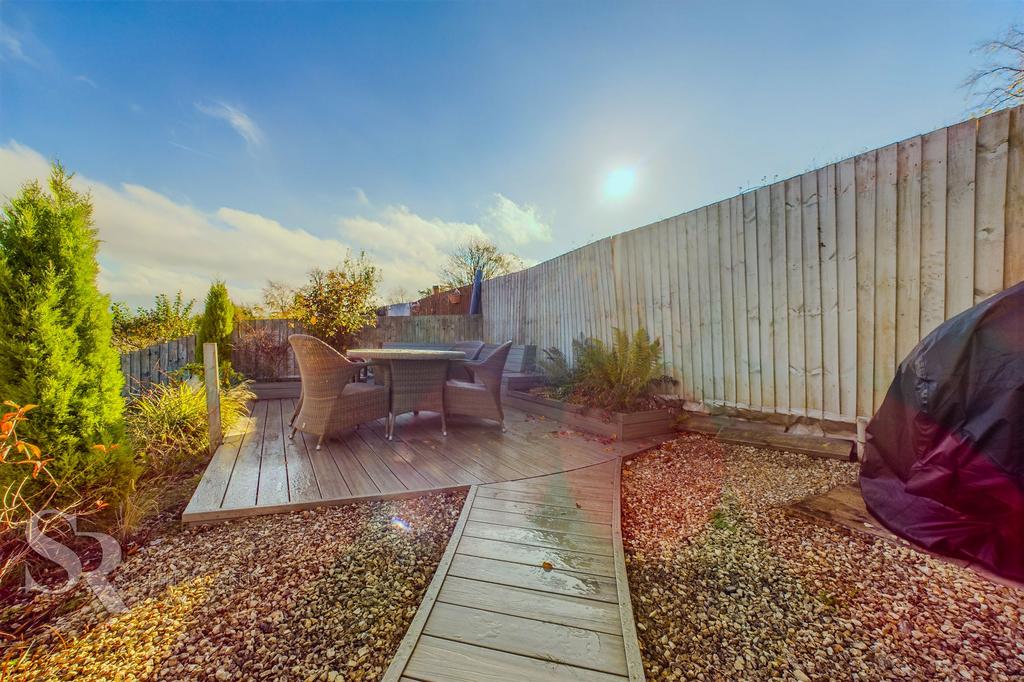 Rear Garden Top Tier Seating Area