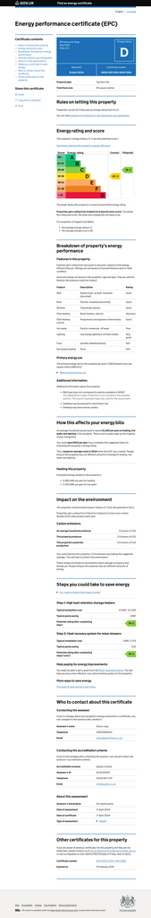 EPC Certificate