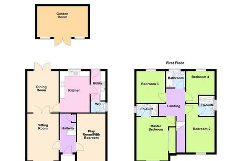 4 bedroom detached house for sale, Crump Way, Evesham