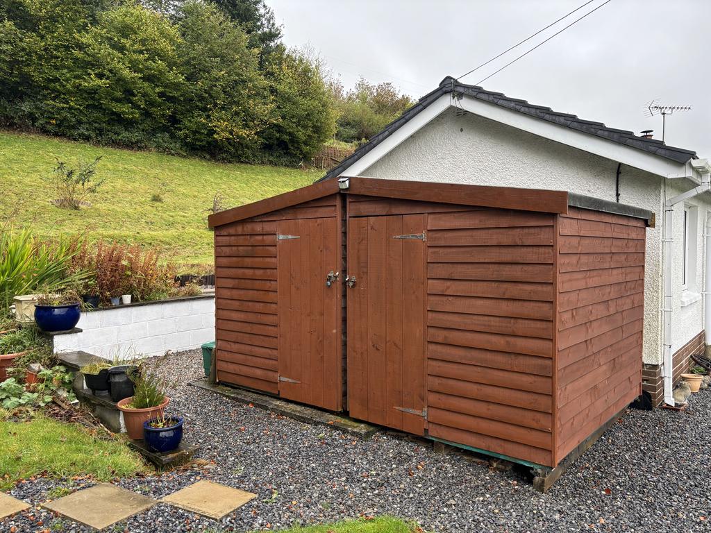 Two garden sheds