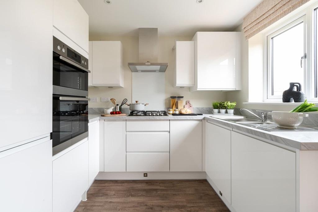 A brand new, modern kitchen is ready to go from...