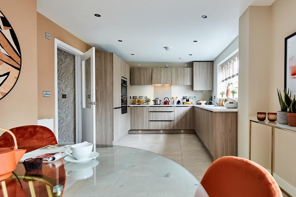 A stylish kitchen awaits