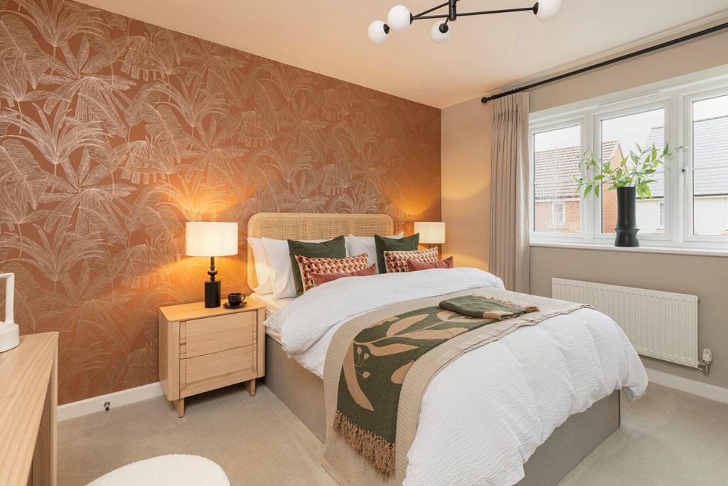 The main bedroom offers plenty of space to unwind