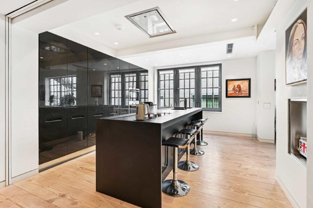 Open-plan living area, open plan living