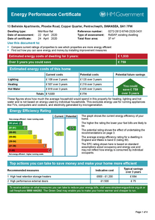 1 bedroom flat to rent, Copper Quarter, Swansea, SA1