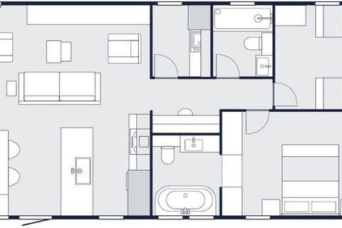 2 bedroom lodge for sale, Tregoad Holiday Park