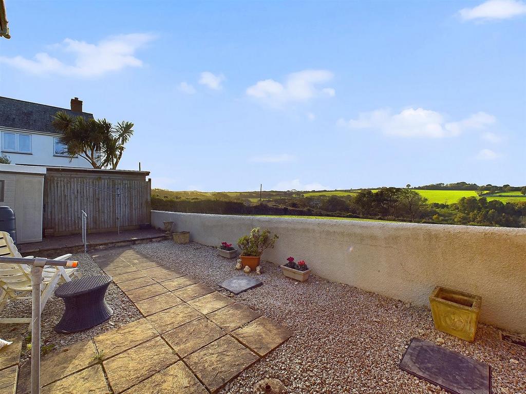 Rear patio and garden