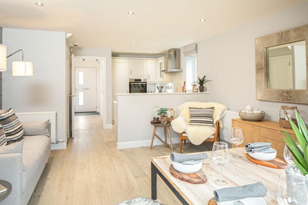 Kitchen with dining area in the Greenwood 3...