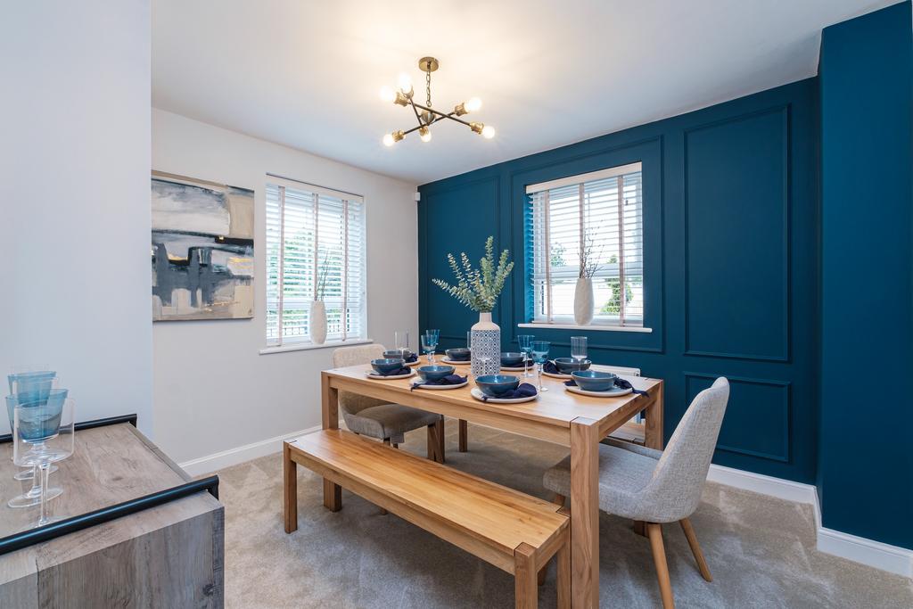 Interior view of the dining room in our 4 bed...