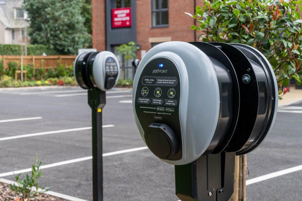 Electric vehicle charging point