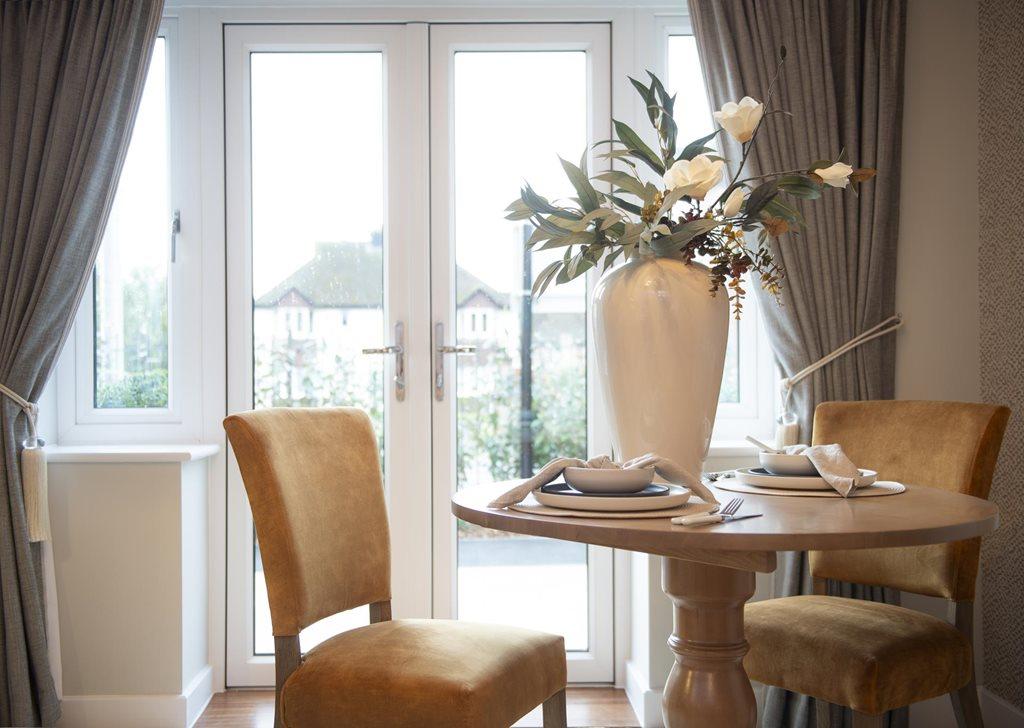 Show home dining area