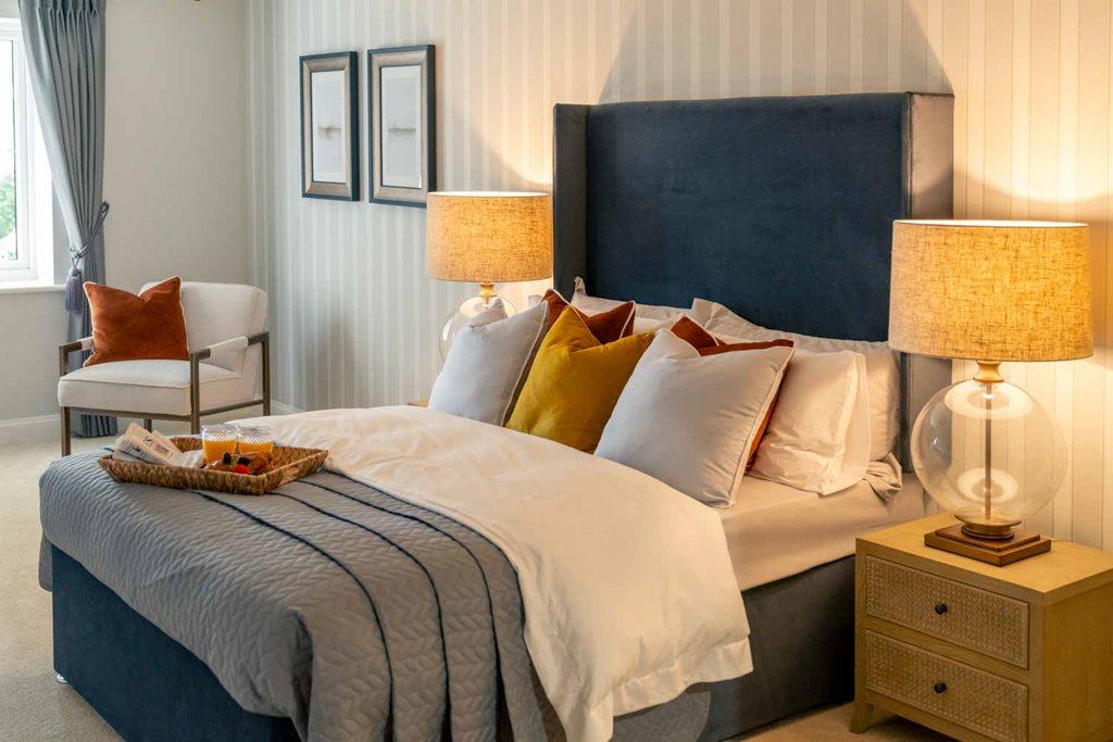 Show home bedroom