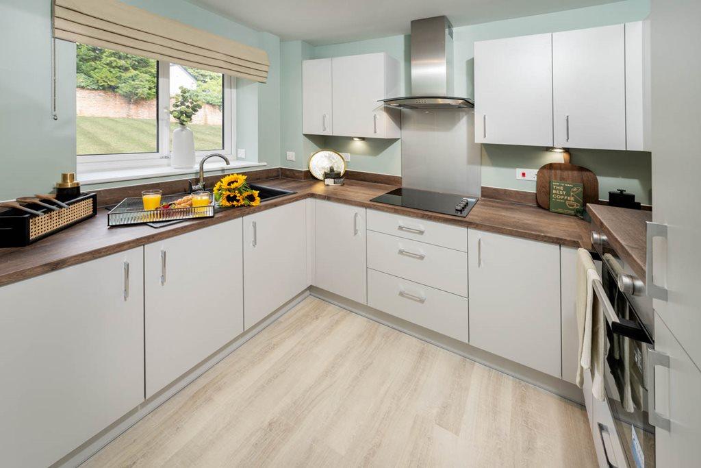 Kitchen in two bedroom apartment