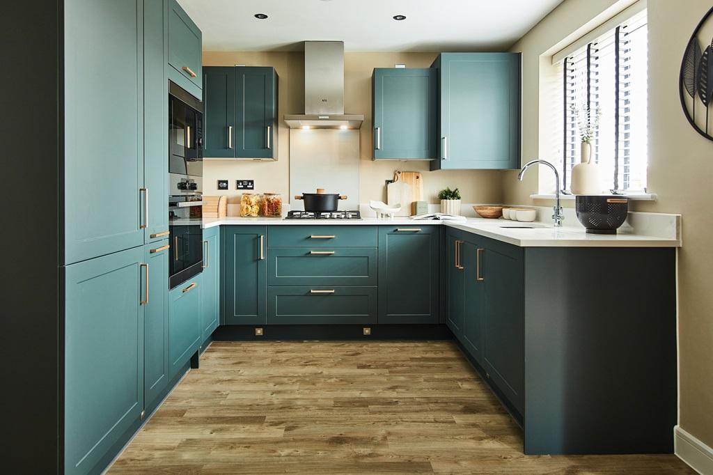 A modern, easy to clean kitchen