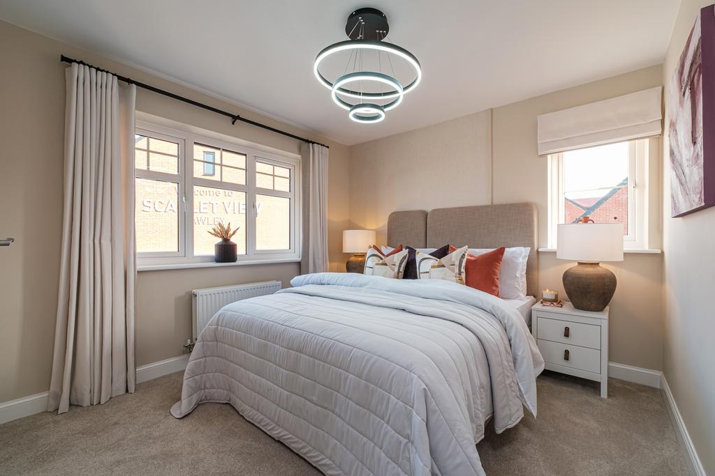 Interior view of our Ennerdale main bedroom